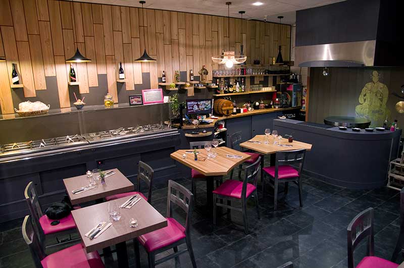 Vue salle restaurant design asiatique Vietnamien bol appetit