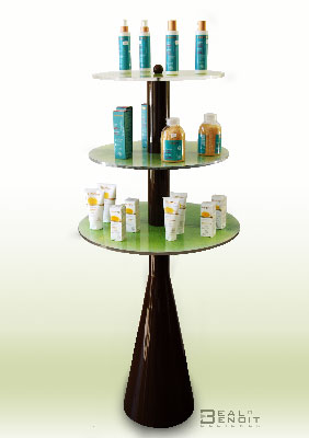 Présentoir produit cosmétique