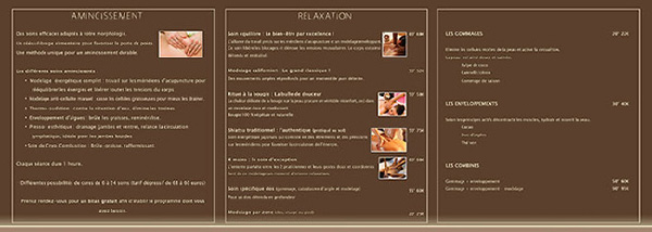 Marketing, communication du centre amincissement