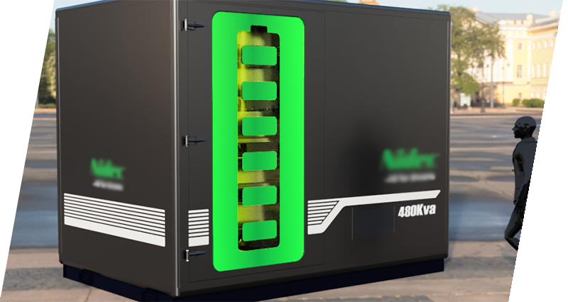 Container mobile de batterie alimentation électrique design BenoitBeal