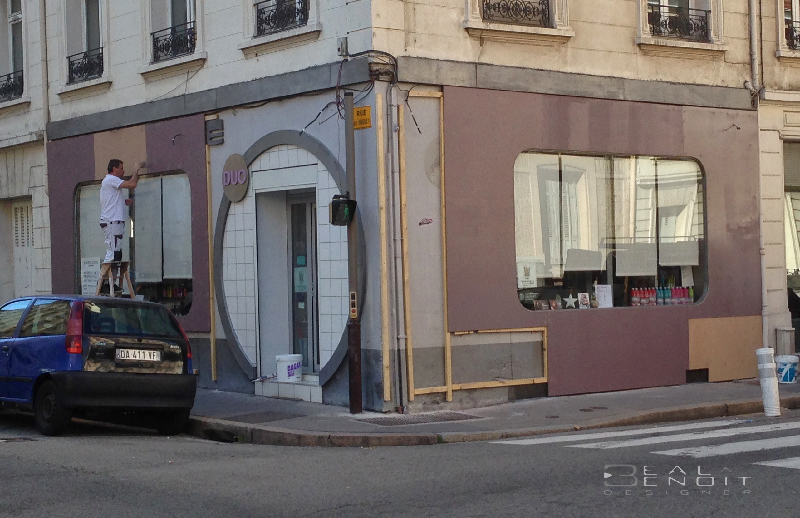 avant travaux commerce