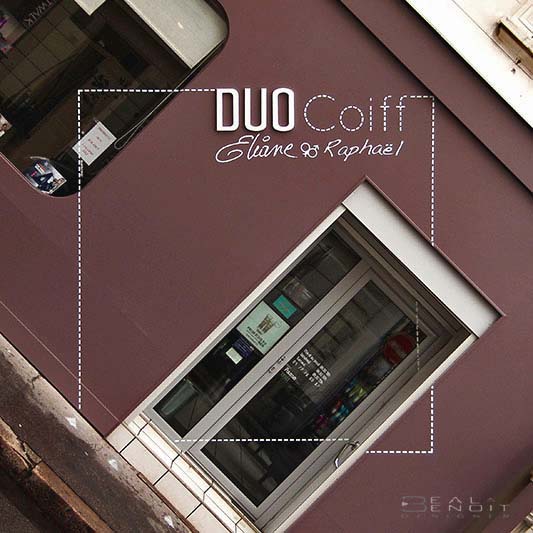 Logo commerce Salon de coiffure DUO coiff
