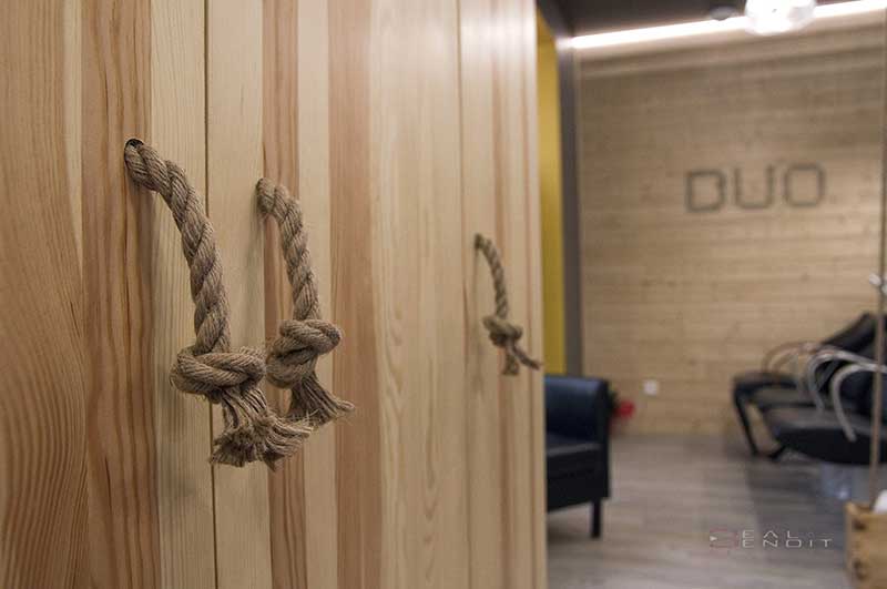 Mobilier en bois et chanvre naturel design