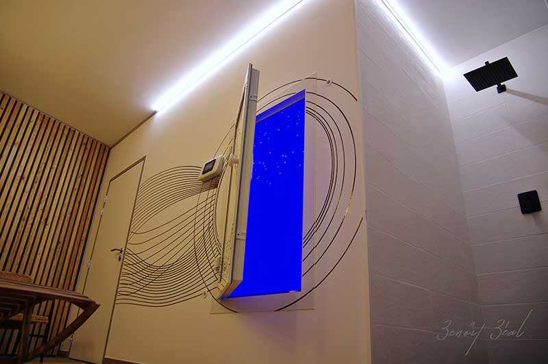 Bloc bassin Flottaison nuit étoilée agencement design