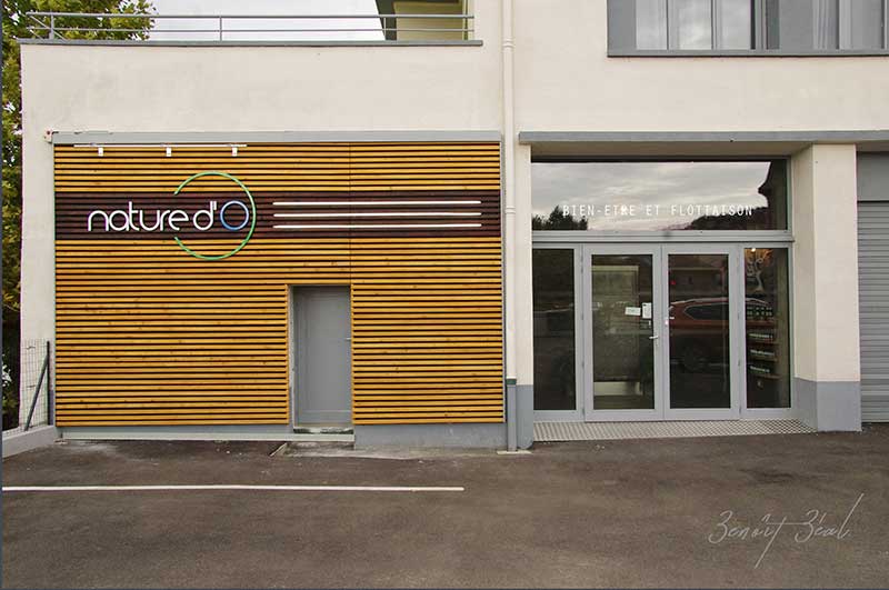 Devanture commerciale commerce nature dO naturopathie bien-être