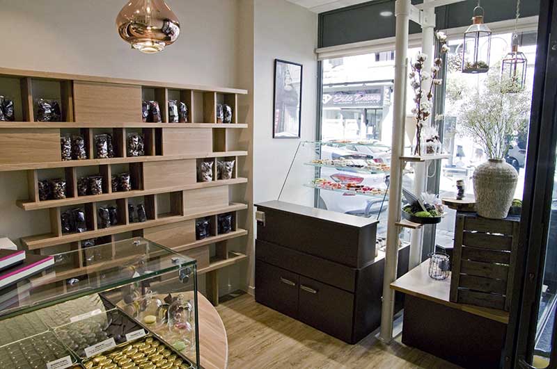 Vue zone picking amenagement chocolatier