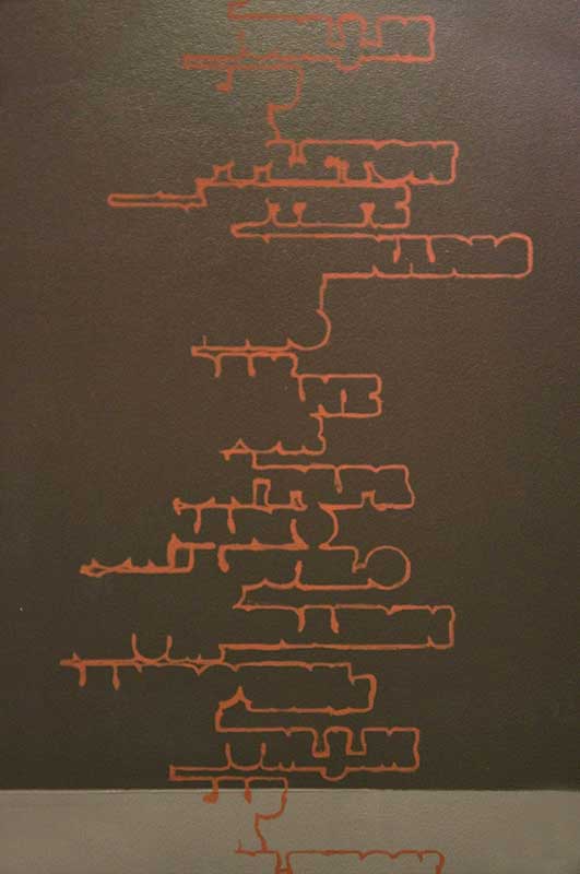 Nuage de mots marques Rhums peinture murale